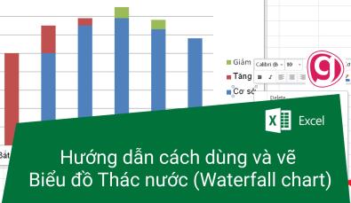 Hướng dẫn cách dùng và vẽ Biểu đồ Thác nước (Waterfall chart)
